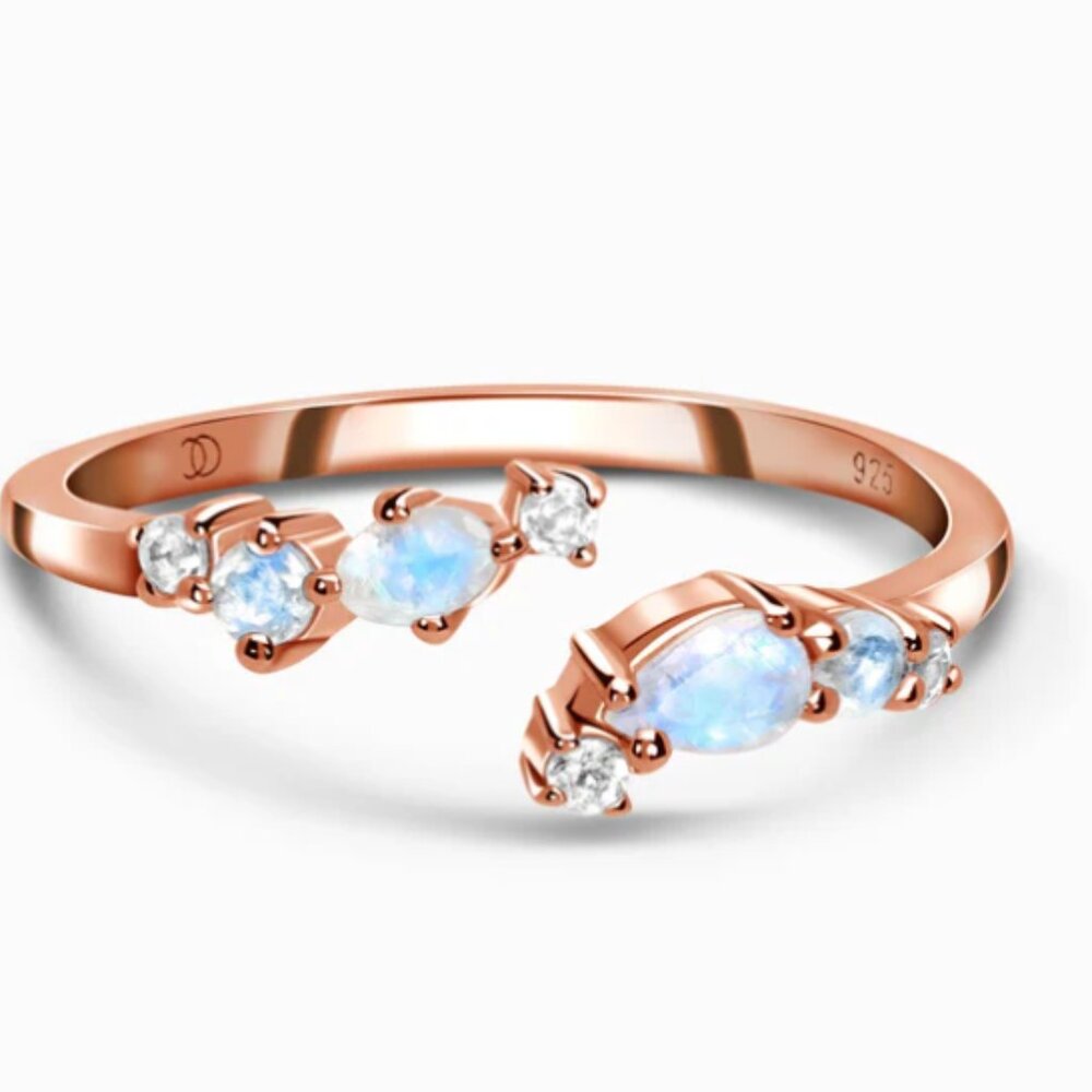 Moon Magic Flourish Adjustable Ring - image 1